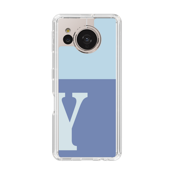 Slim Protection Case［ Original - initial two tone - Y blue ］