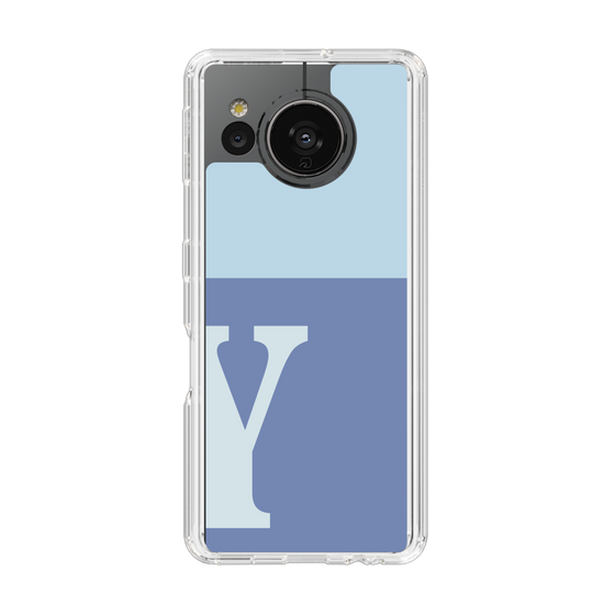 Slim Protection Case［ Original - initial two tone - Y blue ］