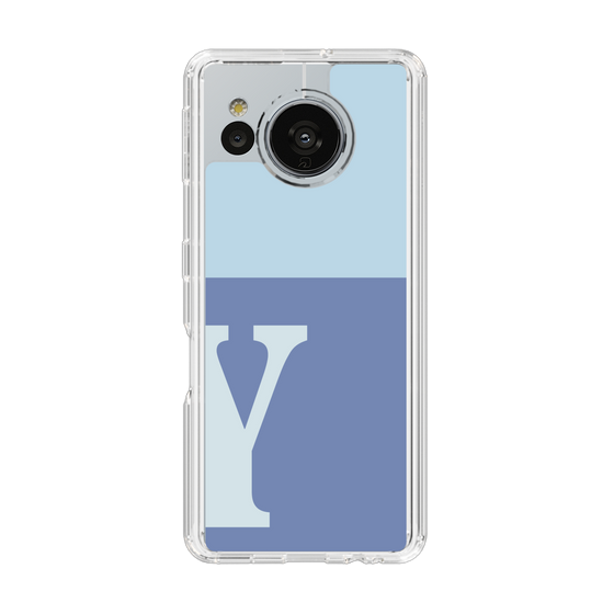 Slim Protection Case［ Original - initial two tone - Y blue ］