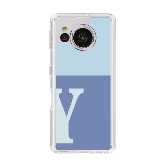 Slim Protection Case［ Original - initial two tone - Y blue ］