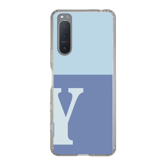 Slim Protection Case［ Original - initial two tone - Y blue ］