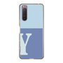 Slim Protection Case［ Original - initial two tone - Y blue ］