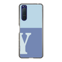 Slim Protection Case［ Original - initial two tone - Y blue ］