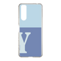 Slim Protection Case［ Original - initial two tone - Y blue ］