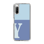 Slim Protection Case［ Original - initial two tone - Y blue ］