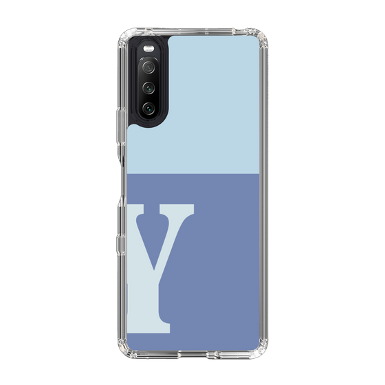 Slim Protection Case［ Original - initial two tone - Y blue ］