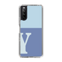 Slim Protection Case［ Original - initial two tone - Y blue ］