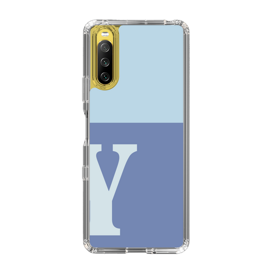 Slim Protection Case［ Original - initial two tone - Y blue ］