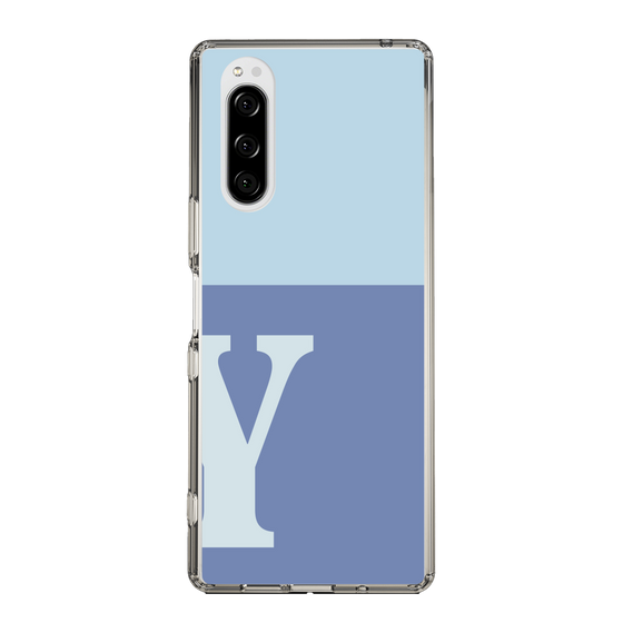 Slim Protection Case［ Original - initial two tone - Y blue ］