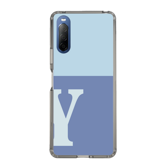 Slim Protection Case［ Original - initial two tone - Y blue ］