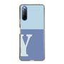 Slim Protection Case［ Original - initial two tone - Y blue ］