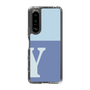 Slim Protection Case［ Original - initial two tone - Y blue ］