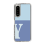 Slim Protection Case［ Original - initial two tone - Y blue ］