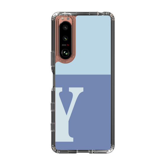 Slim Protection Case［ Original - initial two tone - Y blue ］