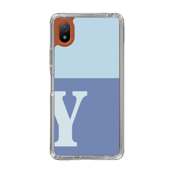 Slim Protection Case［ Original - initial two tone - Y blue ］