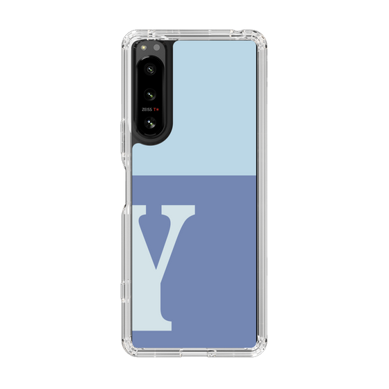 Slim Protection Case［ Original - initial two tone - Y blue ］