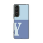 Slim Protection Case［ Original - initial two tone - Y blue ］