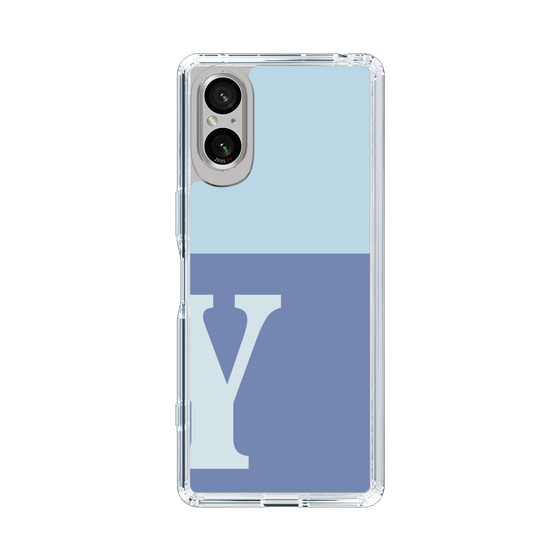 Slim Protection Case［ Original - initial two tone - Y blue ］