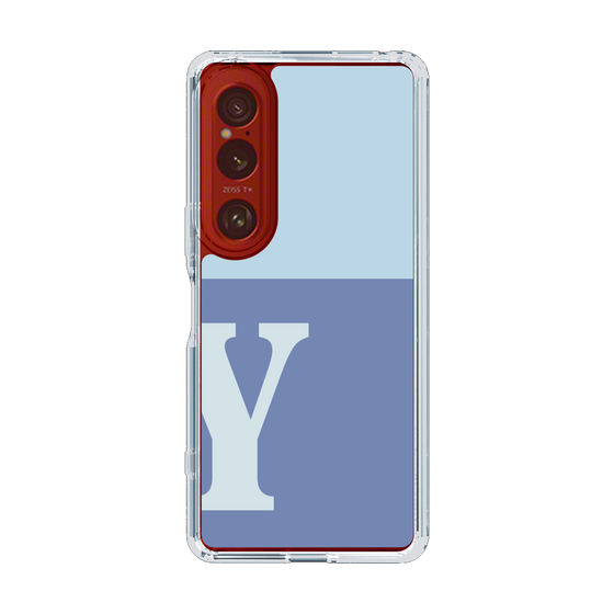 Slim Protection Case［ Original - initial two tone - Y blue ］