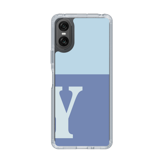 Slim Protection Case［ Original - initial two tone - Y blue ］