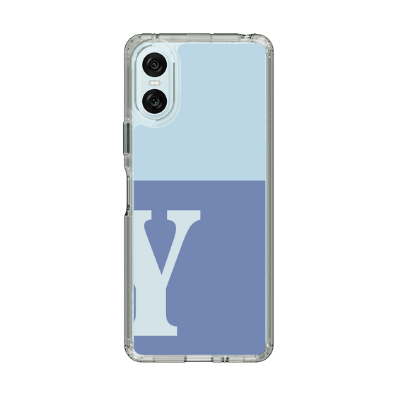 Slim Protection Case［ Original - initial two tone - Y blue ］