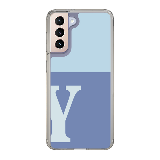 Slim Protection Case［ Original - initial two tone - Y blue ］