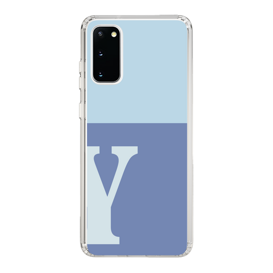 Slim Protection Case［ Original - initial two tone - Y blue ］