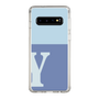 Slim Protection Case［ Original - initial two tone - Y blue ］