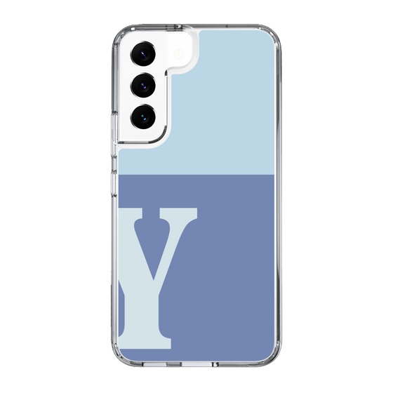 Slim Protection Case［ Original - initial two tone - Y blue ］