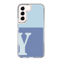 Slim Protection Case［ Original - initial two tone - Y blue ］