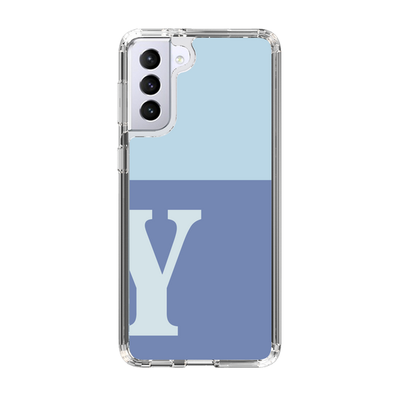 Slim Protection Case［ Original - initial two tone - Y blue ］