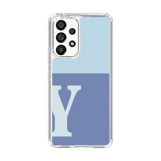 Slim Protection Case［ Original - initial two tone - Y blue ］