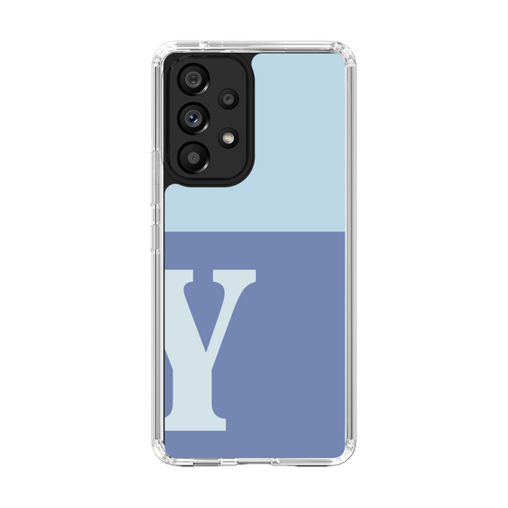 Slim Protection Case［ Original - initial two tone - Y blue ］