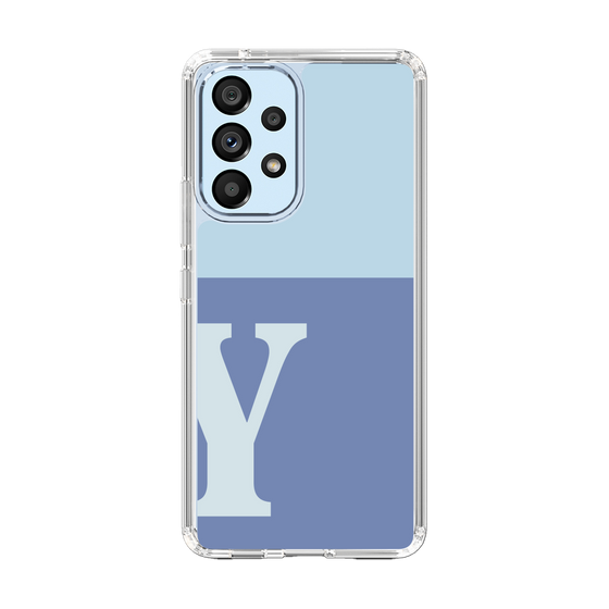 Slim Protection Case［ Original - initial two tone - Y blue ］