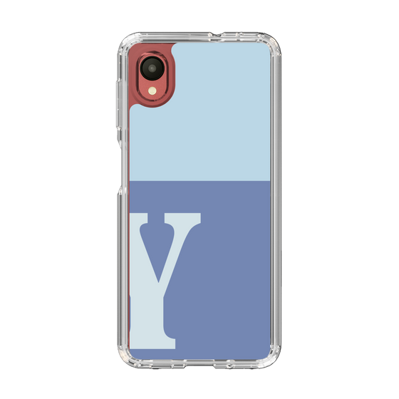 Slim Protection Case［ Original - initial two tone - Y blue ］