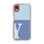 Slim Protection Case［ Original - initial two tone - Y blue ］