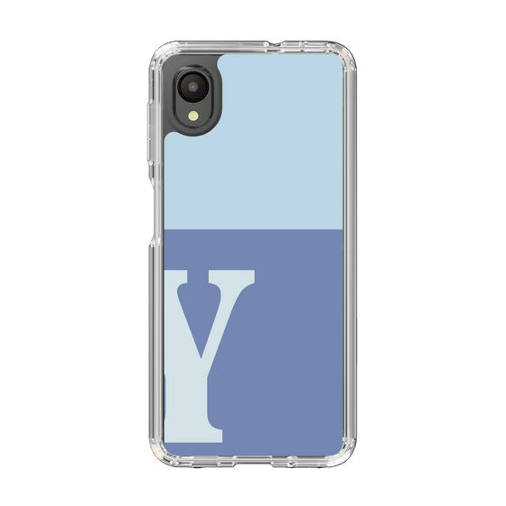 Slim Protection Case［ Original - initial two tone - Y blue ］