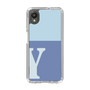 Slim Protection Case［ Original - initial two tone - Y blue ］