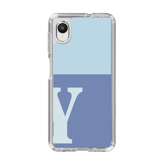 Slim Protection Case［ Original - initial two tone - Y blue ］