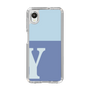 Slim Protection Case［ Original - initial two tone - Y blue ］