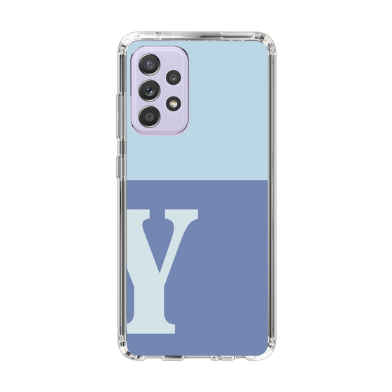 Slim Protection Case［ Original - initial two tone - Y blue ］