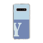 Slim Protection Case［ Original - initial two tone - Y blue ］
