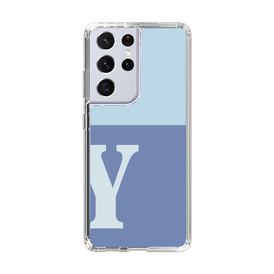 Slim Protection Case［ Original - initial two tone - Y blue ］