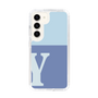 Slim Protection Case［ Original - initial two tone - Y blue ］