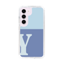 Slim Protection Case［ Original - initial two tone - Y blue ］