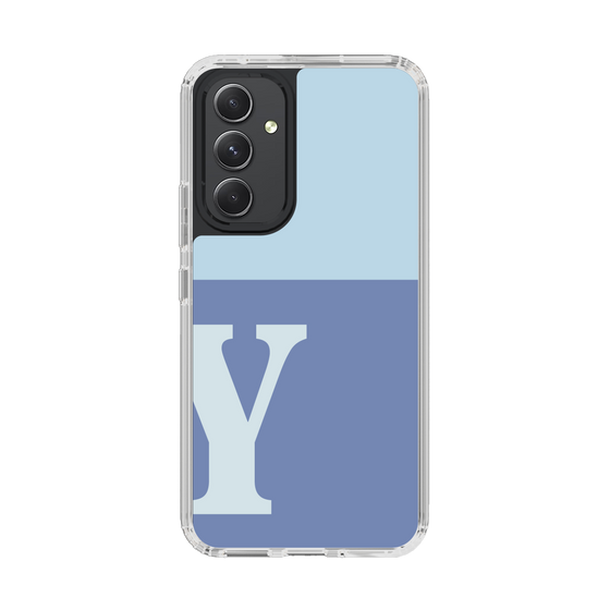 Slim Protection Case［ Original - initial two tone - Y blue ］