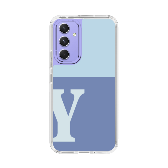 Slim Protection Case［ Original - initial two tone - Y blue ］