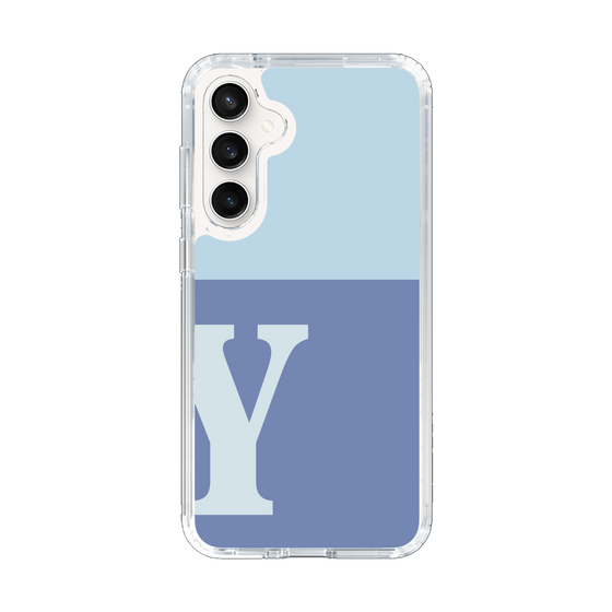 Slim Protection Case［ Original - initial two tone - Y blue ］