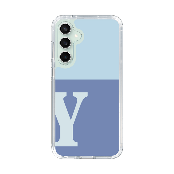 Slim Protection Case［ Original - initial two tone - Y blue ］