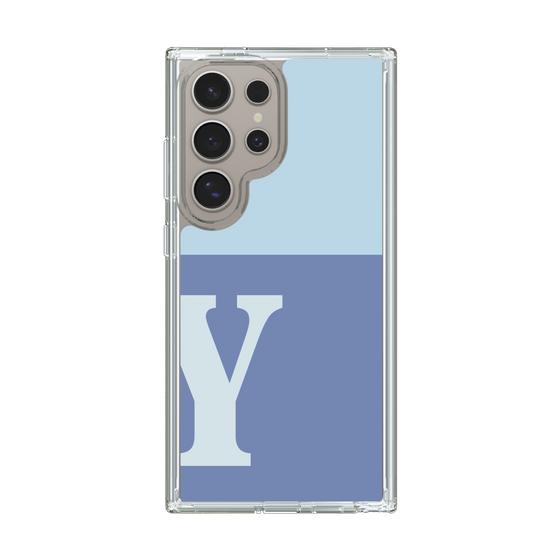Slim Protection Case［ Original - initial two tone - Y blue ］